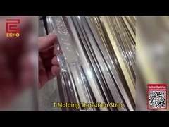 एल्यूमीनियम बाहरी फर्श T मोल्डिंग संक्रमण पट्टी कक्ष धातु मंजिल विभाजक पट्टी