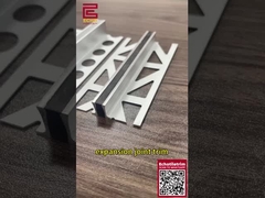 दीवारों और फर्श के लिए टिकाऊ एल्यूमीनियम टाइल ट्रिम टाइलिंग ओवर एक्सपेंशन संयुक्त कवर स्ट्रिप्स