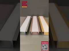 लचीला एलयू एलईडी प्रोफाइल यू आकार काली एलईडी पट्टी प्रोफाइल आवास सजावट के लिए