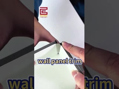 सफेद दीवार किनारे टाइल ट्रिम सिरेमिक धातु टाइल टाइल के बाद सीमा ट्रिम