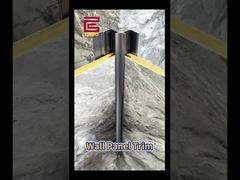 सजावटी विनाइल बेसबोर्ड मोल्डिंग शावर दीवार पैनल ट्रिम 10 मिमी