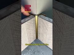 एल्यूमिनियम वॉल पैनल ट्रिम | आधुनिक घर के अंदरूनी हिस्सों के लिए सुरुचिपूर्ण एज फिनिशिंग #aluminumtrim