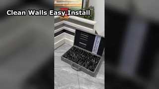 एल्यूमिनियम स्कर्टिंग बोर्ड ट्रिम | आधुनिक दीवार से फर्श तक फिनिशिंग समाधान